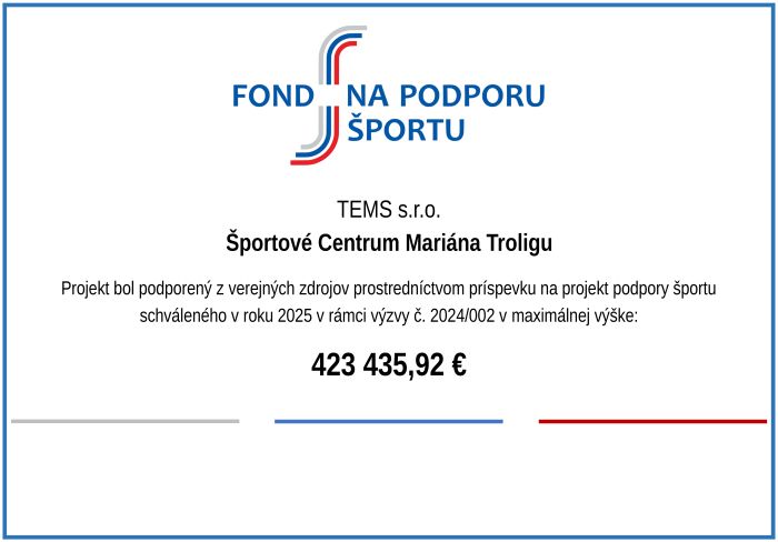 Logo Fond na podporu športu